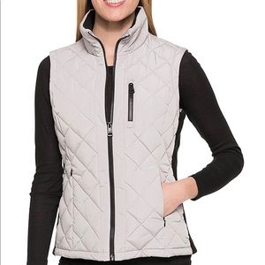 White Quilted Winter Vest ❄️